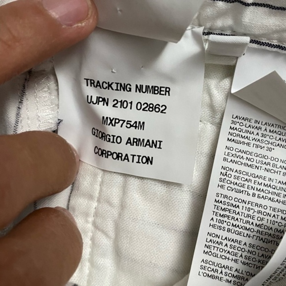 Armani Junior Cotton Shorts Size 2A - Picture 4 of 12